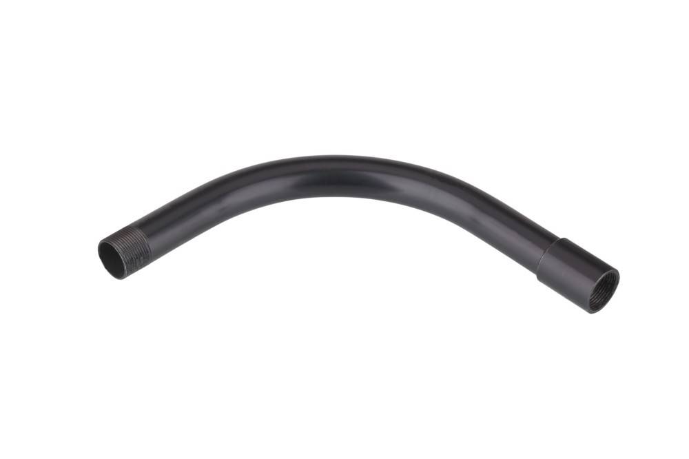 3 Stk. Fränkische Stahlrohr-Gewindebogen SB-E 63 sw lack.