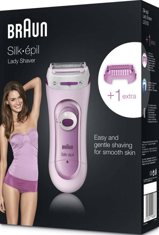 4 Stk. BRAUN Ladyshaver LS 5100 pink
