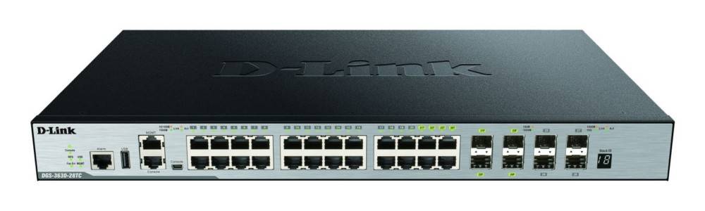 DLink Deutschland Gigabit Stack Switch DGS-3630-28TC/SI/E