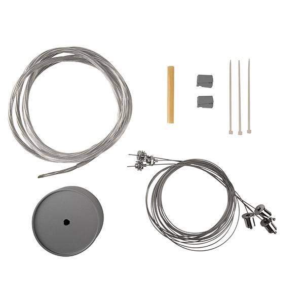 LTS Licht&Leuchten Einspeisung/Drahtseil L 83/1500 DIM ws