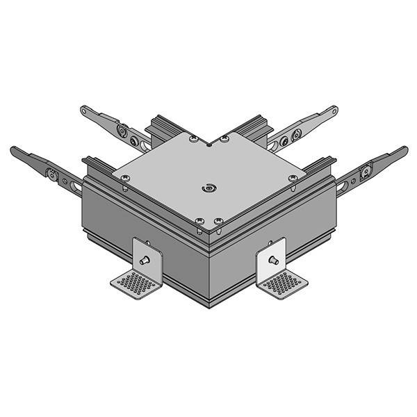 LTS Licht&Leuchten Eckrahmen LK-Z 070.003.90 TRI