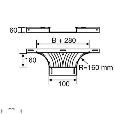 Unex T-Abzweiger grau 66128-48