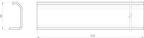 Unex Stoßstellenverbinder grau 66835-48