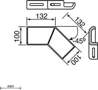 Unex Winkelverbinder fallend gr 66852-48