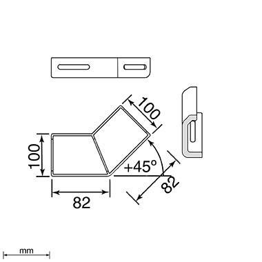 Unex Winkelverbinder steigend 66853-48