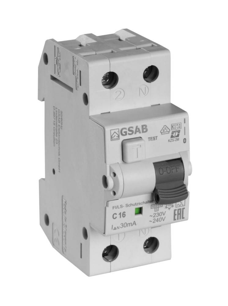 GSAB Elektrotechnik FI-LS-Kombination FILS2C16-30