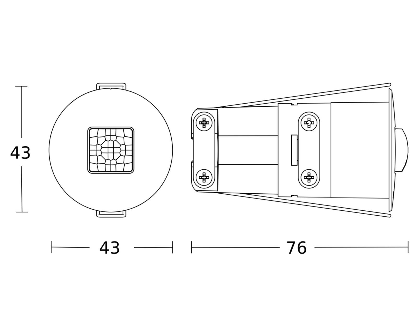 Steinel Präsenzmelder IR QuattroMICRO COM1