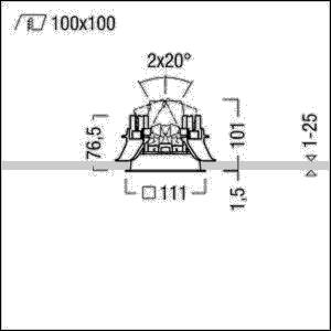Zumtobel Group Installationsrahmen DIAMO MD #60200113