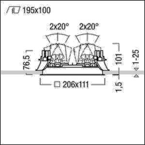 Zumtobel Group Installationsrahmen DIAMO MD #60200114