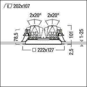 Zumtobel Group Installationsrahmen DIAMO MD #60200117