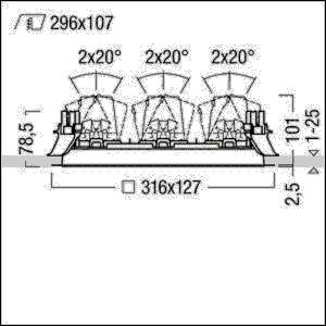Zumtobel Group Installationsrahmen DIAMO MD #60200118