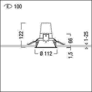Zumtobel Group Installationsring DIAMO MD #60200125