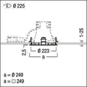 Zumtobel Group Installationsrahmen CAR EVO L #60800831