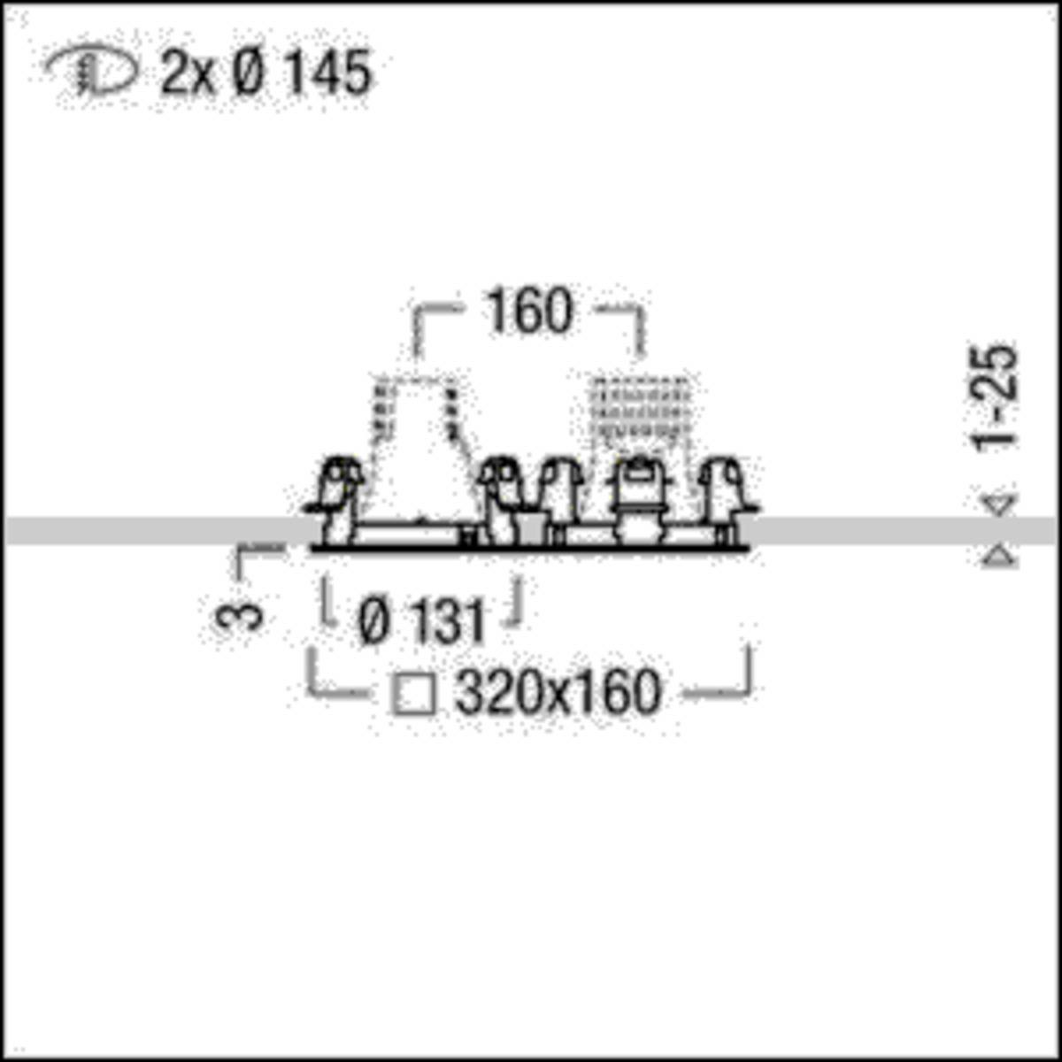 Zumtobel Group Installationsrahmen CAR EVO M #60800835