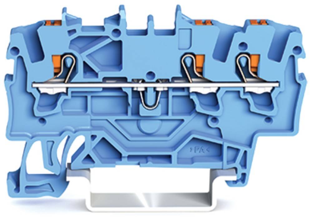 WAGO GmbH & Co. KG 3-Leiter-Durchgangsklemme 2201-1304