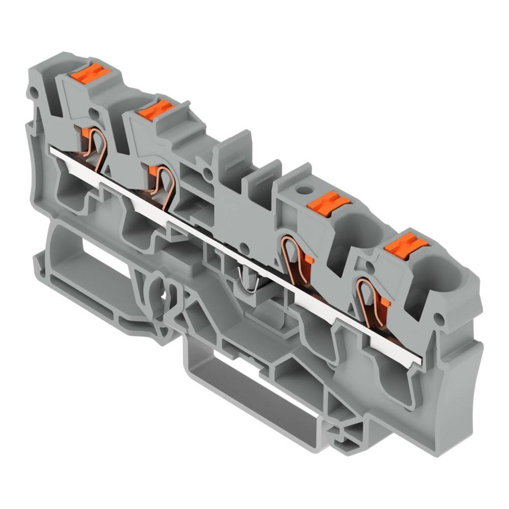 WAGO GmbH & Co. KG 4-Leiter-Durchgangsklemme 2204-1401