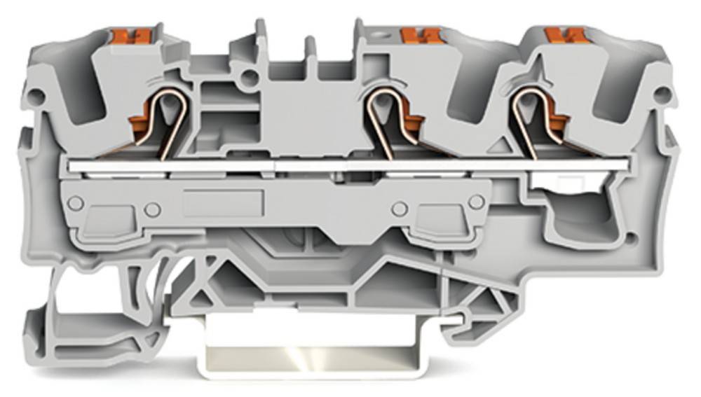 WAGO GmbH & Co. KG 3-Leiter-Durchgangsklemme 2206-1301