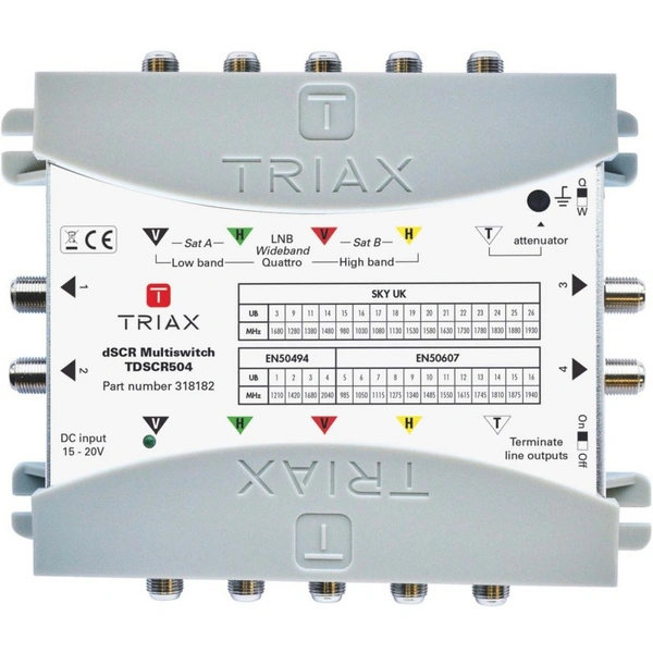 Triax Multischalter TdSCR 504 #318182 Triax Multischalter TdSCR 504 #318182