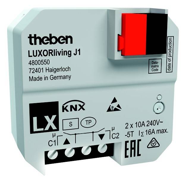 Theben UP-Jalousieaktor LUXORliving J1