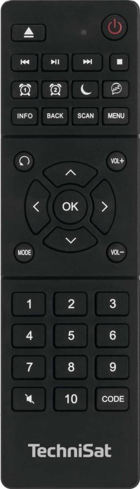 TechniSat Fernbedienung TECHNICONTROLDAB+ sw