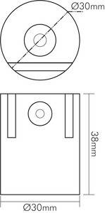 Nobile Wand-/Deckenbefestigung 1560970000