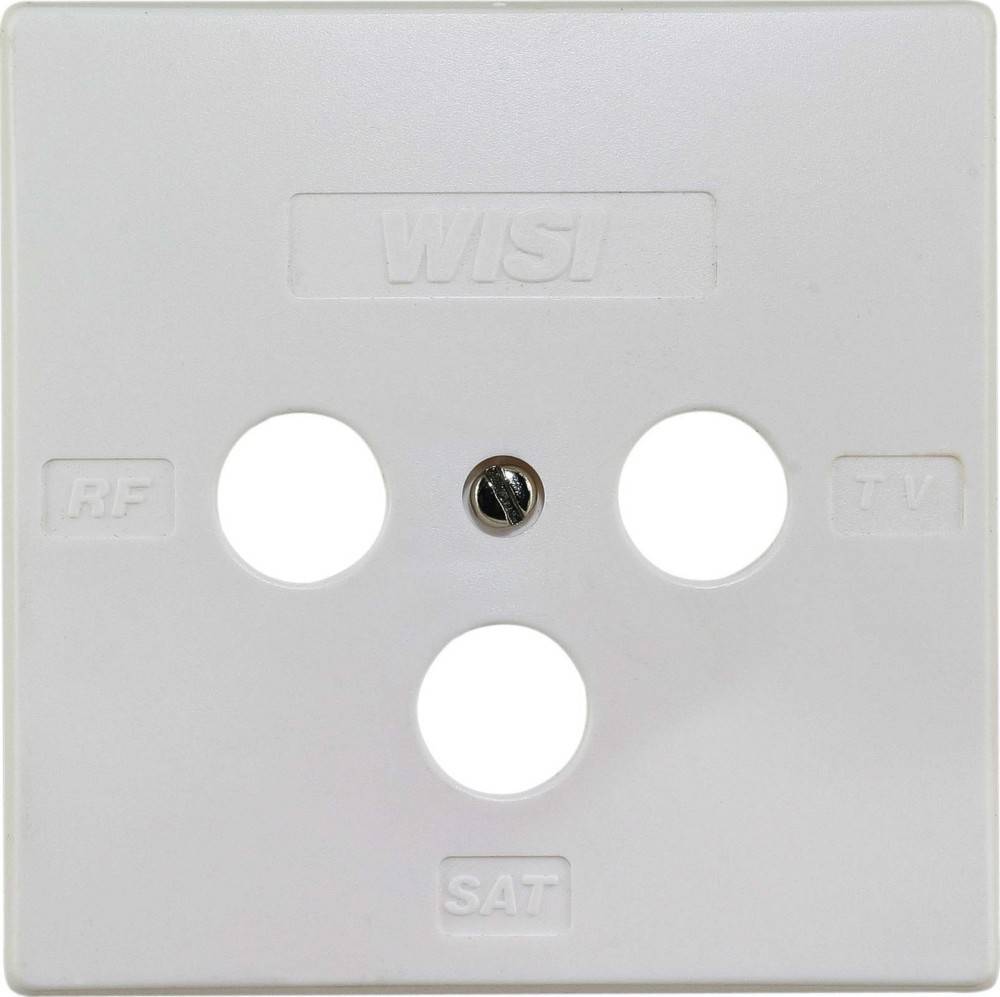 Wisi Abdeckung DD-Dosen, 3-Loch DW49M