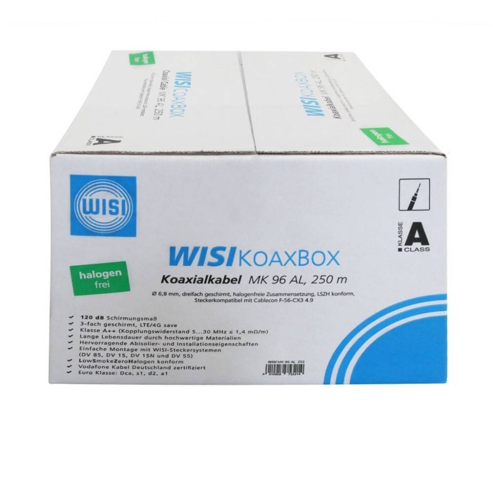 Wisi Koaxialkabel MK 96 AL 252 R250