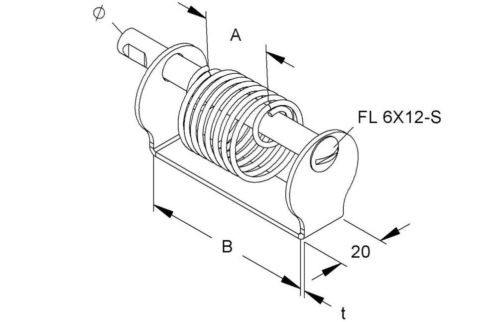 Niedax Kabelträger Streamline HD CH 75 E3