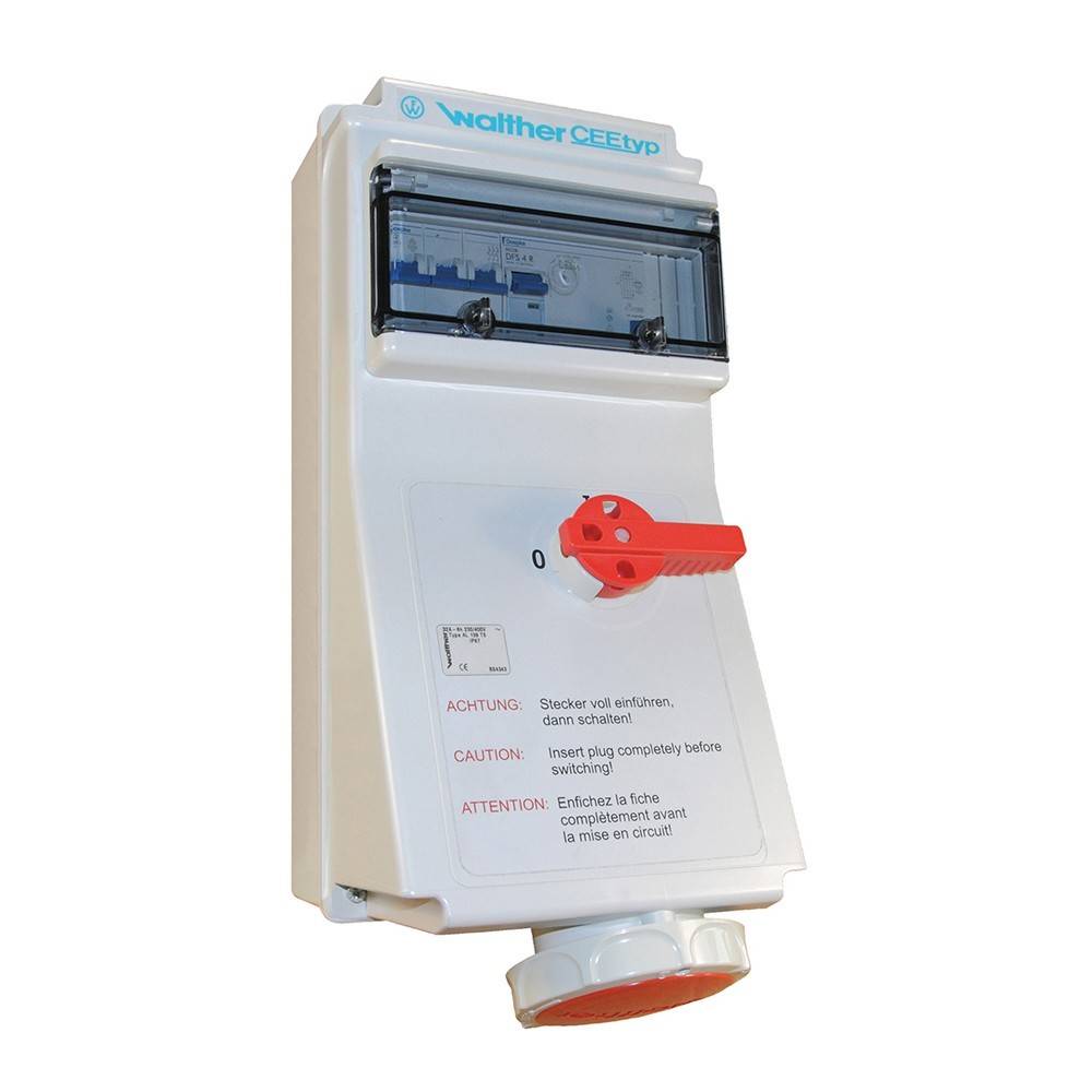 Walther Werke Wandsteckdose wasserdicht AL139509TH