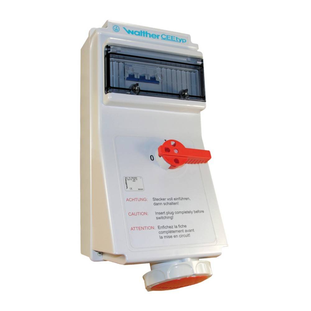 Walther Werke Wandsteckdose wasserdicht AL169407SA