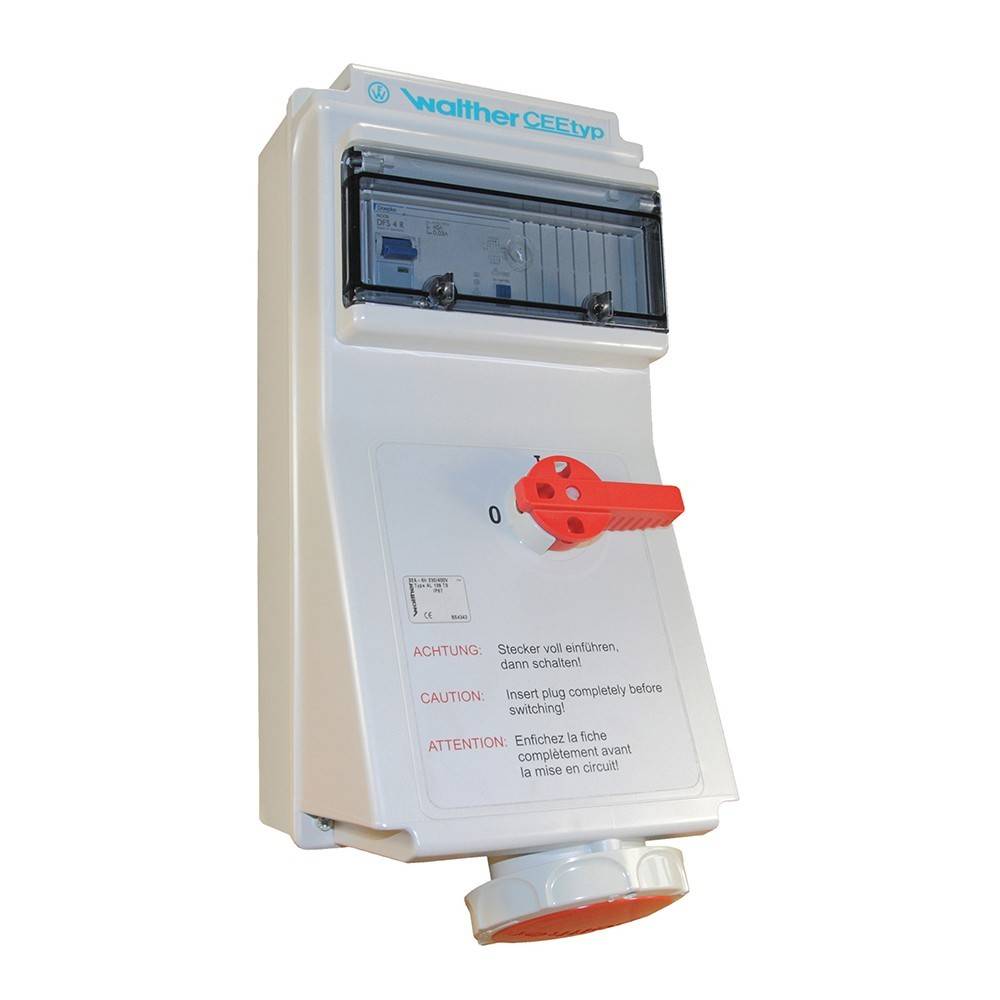 Walther Werke Wandsteckdose wasserdicht AL119504TJ