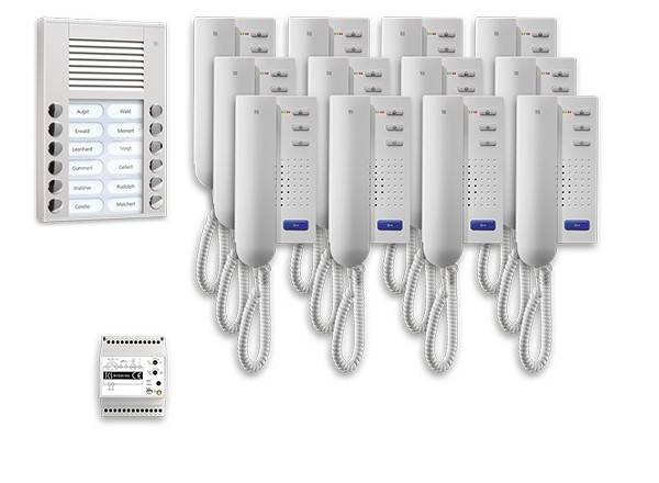 TCS Tür Control Audio Außenstation Pack 12 PPA12-EN/02