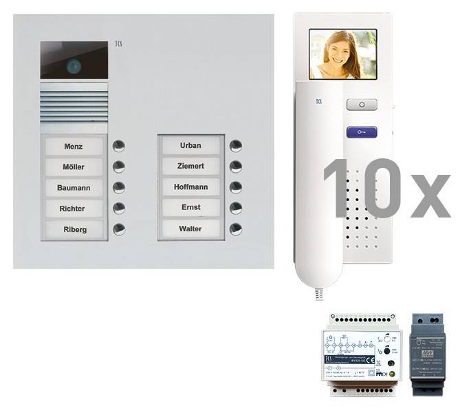 TCS Tür Control Video Außenstation Pack 10 PVU16100-0010