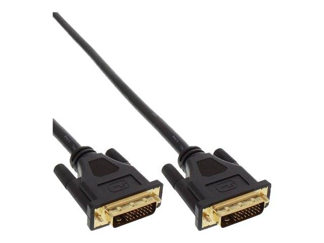 INLINE - DVI-D Anschlusskabel Premium - digital 24+1 ST / ST - Dual Link - 5m