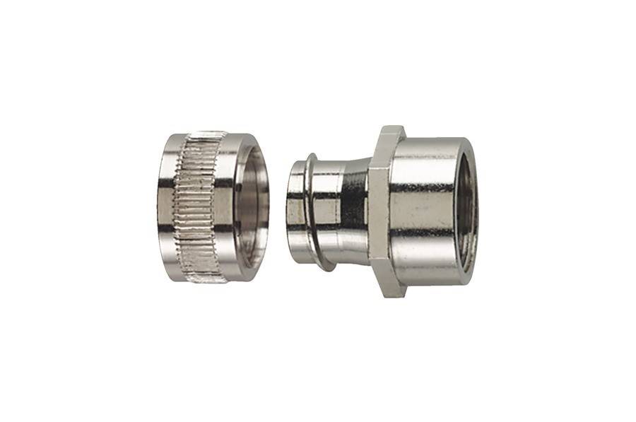 HellermannTyton Metallverschraubung 2tlg. 166-31302(10)