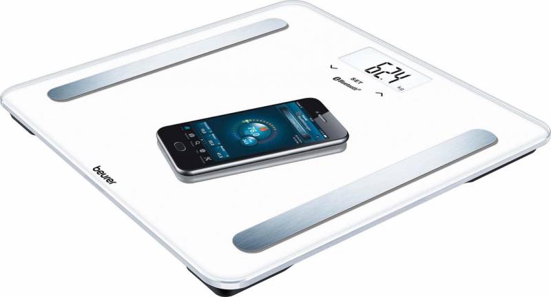 4 Stück Beurer Diagnosewaage BF 600 Pure White