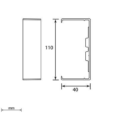 Unex Stoßstellenabdeckung 73523-2
