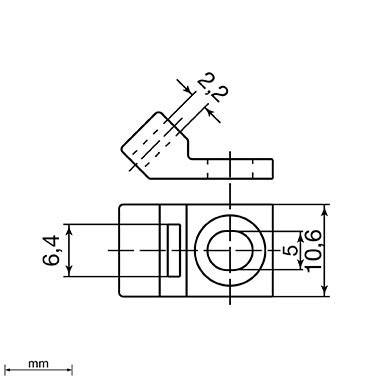 Unex Befestigungsöse winkelig 1257