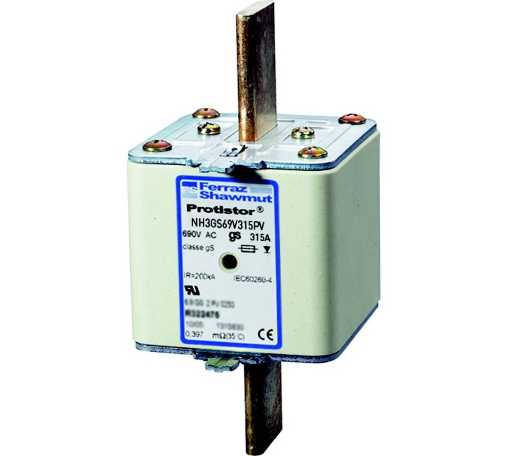 Mersen Sicherungseinsatz NH gS NH3GS69V550PV