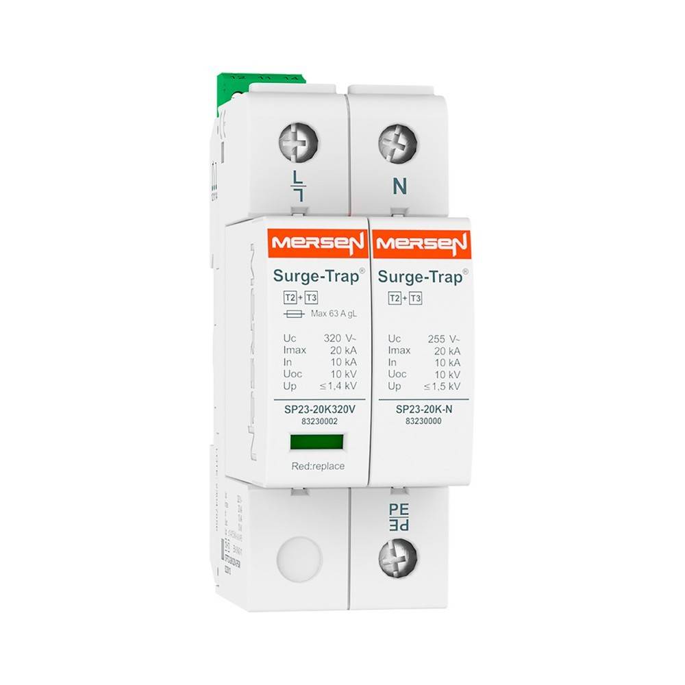 Mersen Überspg.-Ableiter Typ 2+3 STPT23-20K320V-2PGM