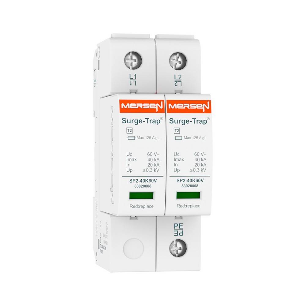 Mersen Überspg.-Ableiter Typ 2 STPT2-40K60V-2P