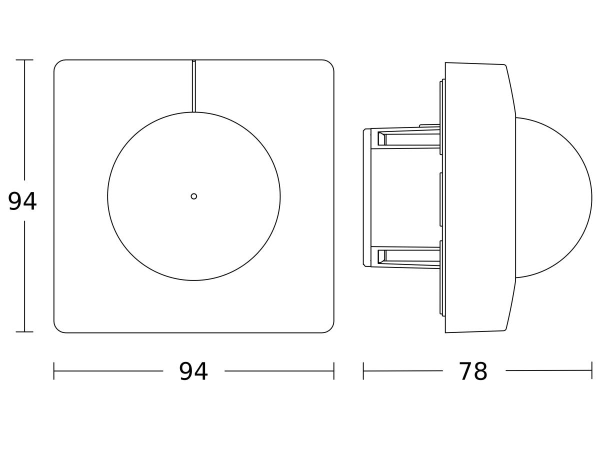 Steinel Bewegungsmelder IS 345-E UP WS IPD