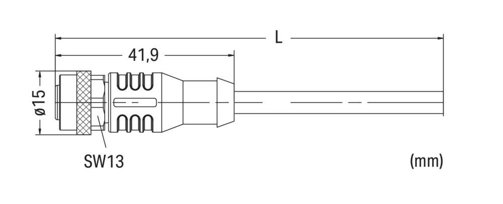 WAGO GmbH & Co. KG Sensor-/Aktorleitung M12A 756-5301/060-015