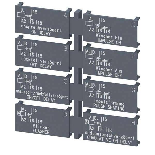 Siemens Dig.Industr. Schildersatz 3RP2901-0A