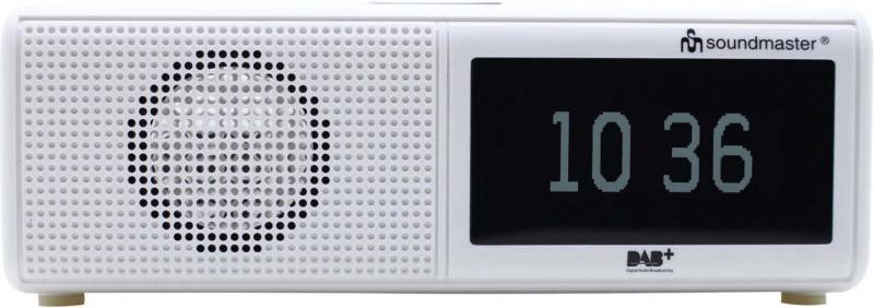 Soundmaster DAB+Uhrenradio UR8350WE ws