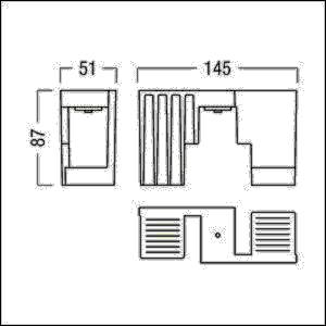 Zumtobel Group Distanzhalter (2 Stück) SUI 3PH/L3 #60200144