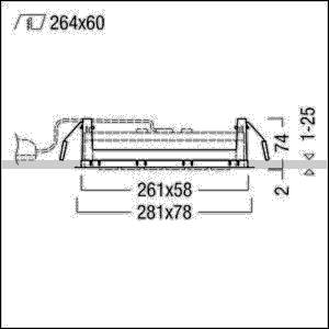 Zumtobel Group Installationsrahmen SUI DSG6 FRAME BK TL