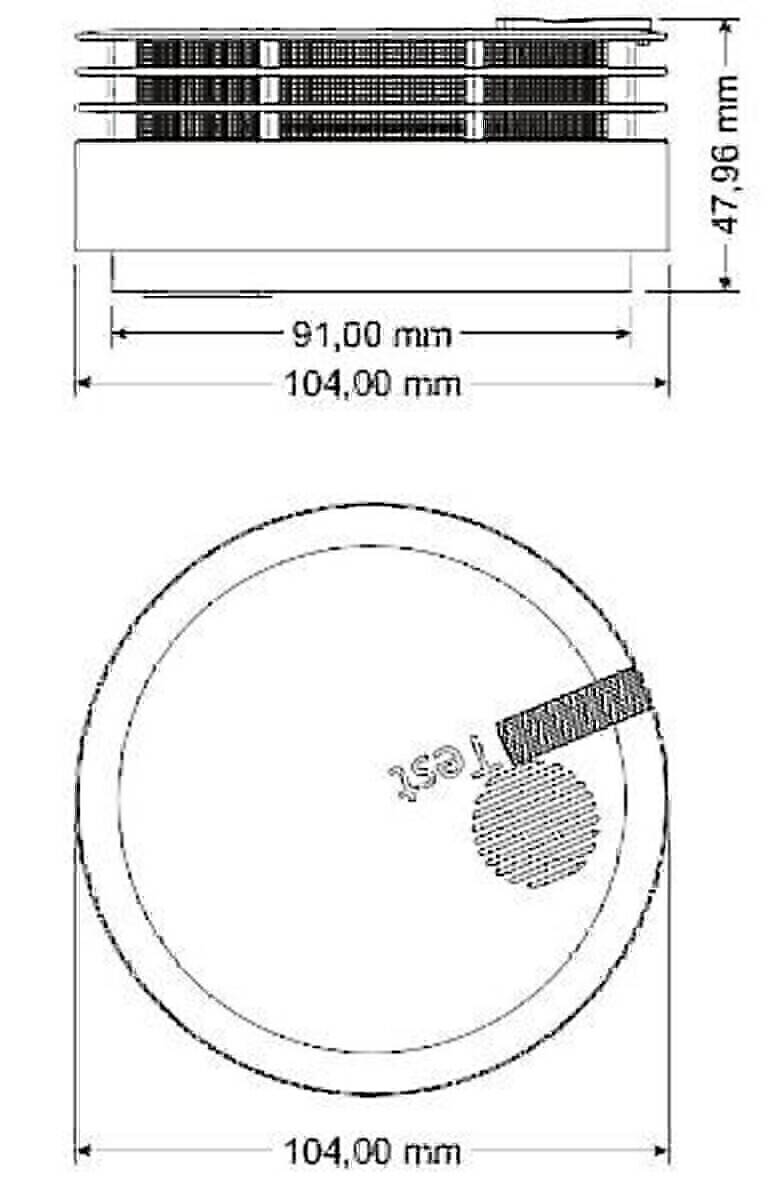 Hekatron Vertriebs Rauchwarnmelder o.Sockel Genius Plus-N-A
