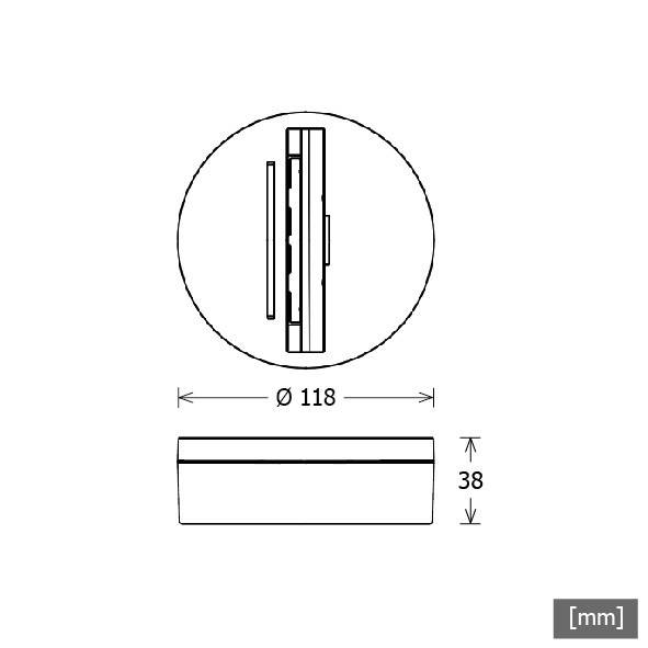 LTS Licht&Leuchten 3-Phasen Anbauadapter ST-A MONO/9000-BP-D