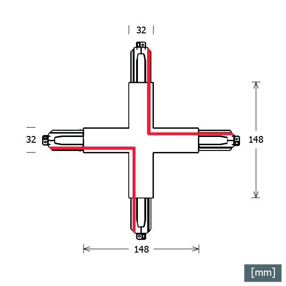 LTS Licht&Leuchten X-Verbinder ST-A X/9017